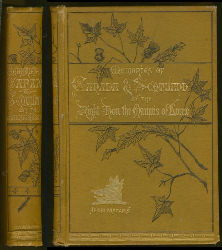 Image for Memories of Canada and Scotland. Speeches and Verses