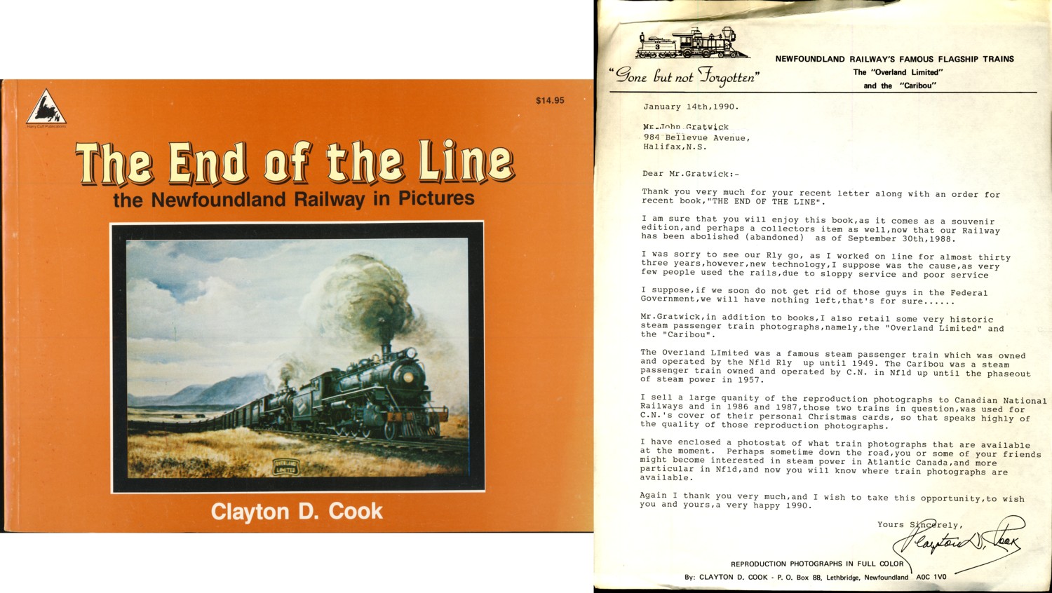 Image for The End of the Line: the Newfoundland Railway in Pictures