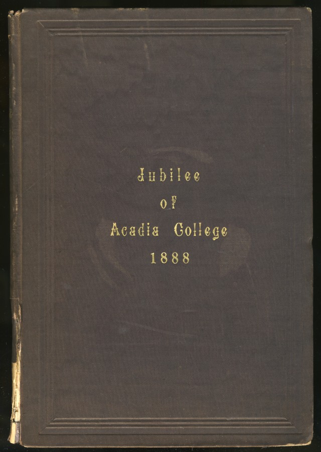 Image for Jubilee of Acadia College and Memorial Exercises