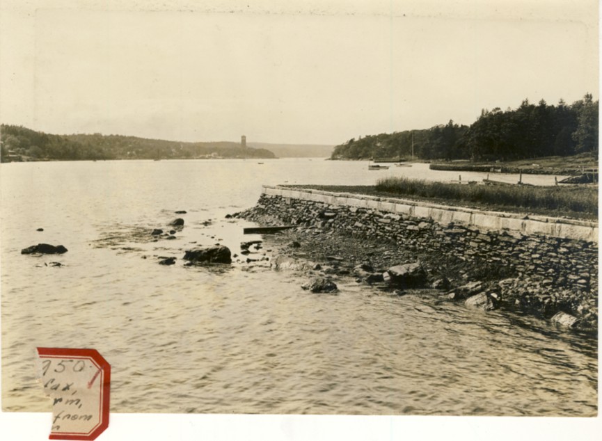 Photograph of Halifax N.W. Arm, Tower from Pier