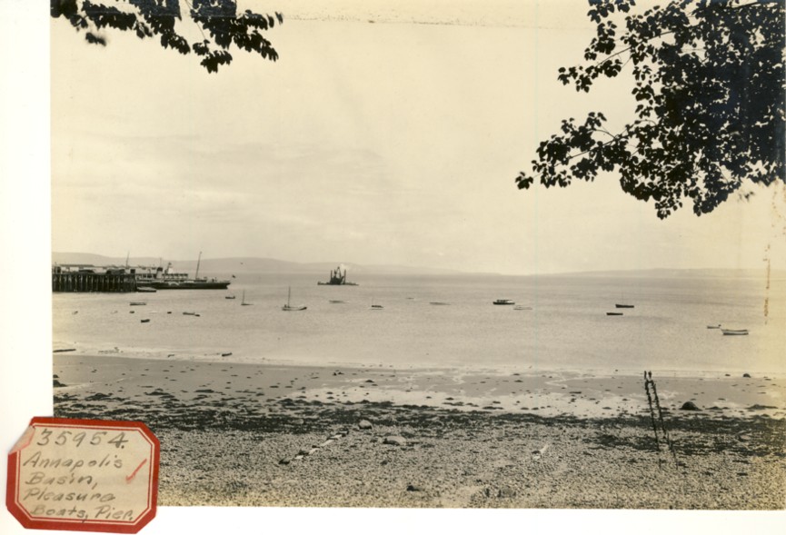 Image for Photograph of Annapolis Basin , Pleasure Boats, Pier