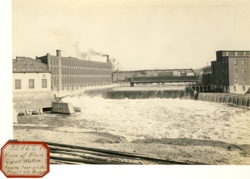 Image for Photograph of Black River River Waterton toward Pearl St. Bridge (New York)