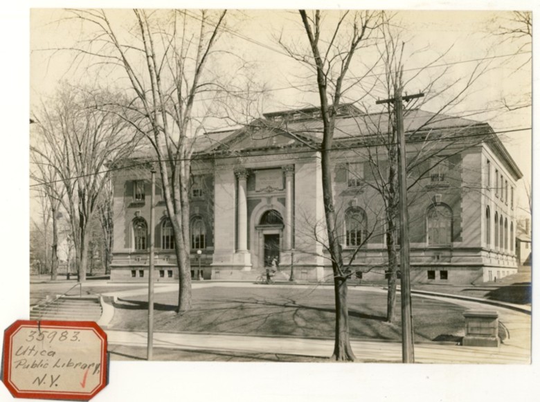 Image for Photograph of Utica Public Library, NY (New York)