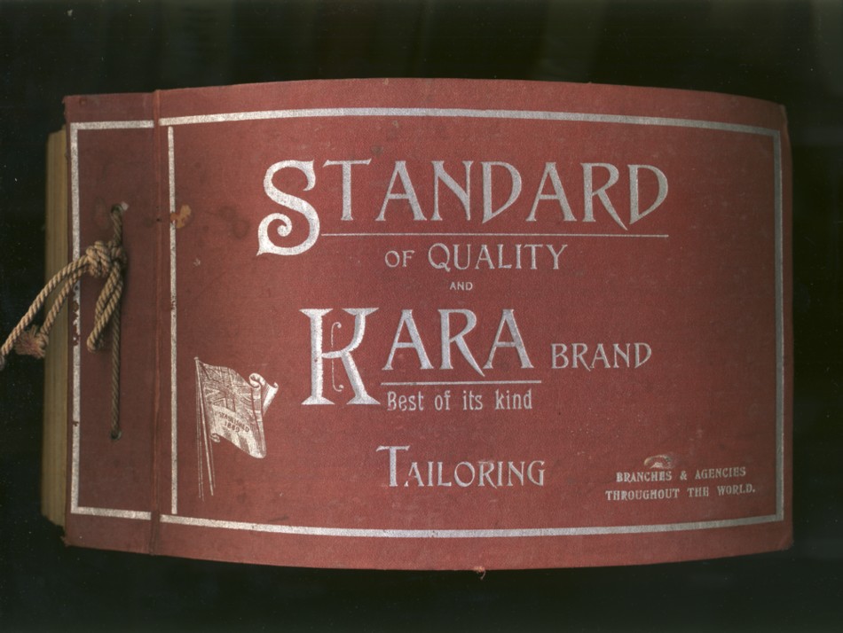 Image for Standard of Quality and Kara Brand Best of its kind Tailoring. Branches & Agencies throughout the world. Established 1869