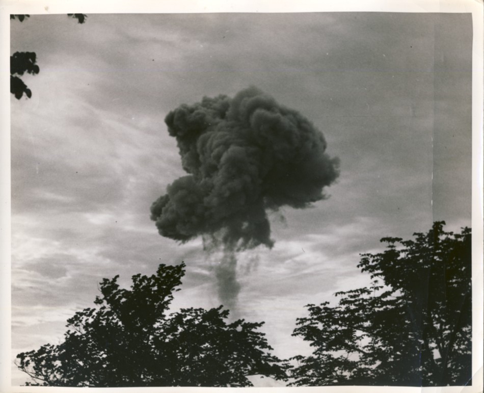 Image for No title (Explosion of Munitions at Magazine Near Dartmouth, Halifax N.S. July 18-19/45)