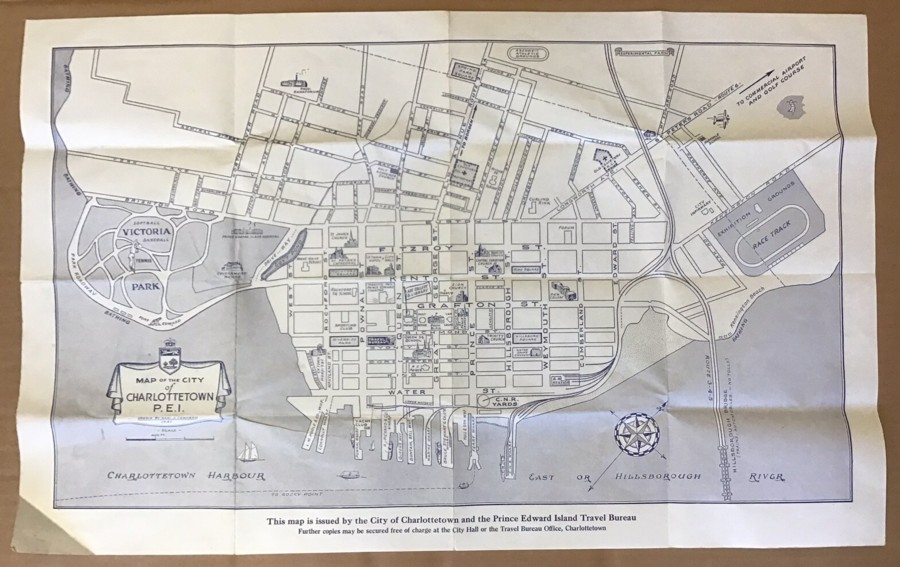 Charlottetown PEI Street Map