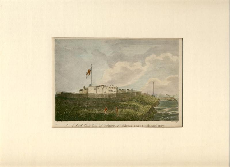 Image for A South West View of Prince of Wale's Fort Hudson Bay [from The European Magazine June 1797 issue]