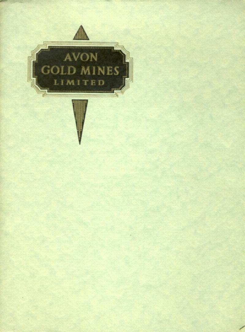 Image for Avon Gold Mines, Limited (No Personal Liability) In the Oldham Gold District of nearby Nova Scotia